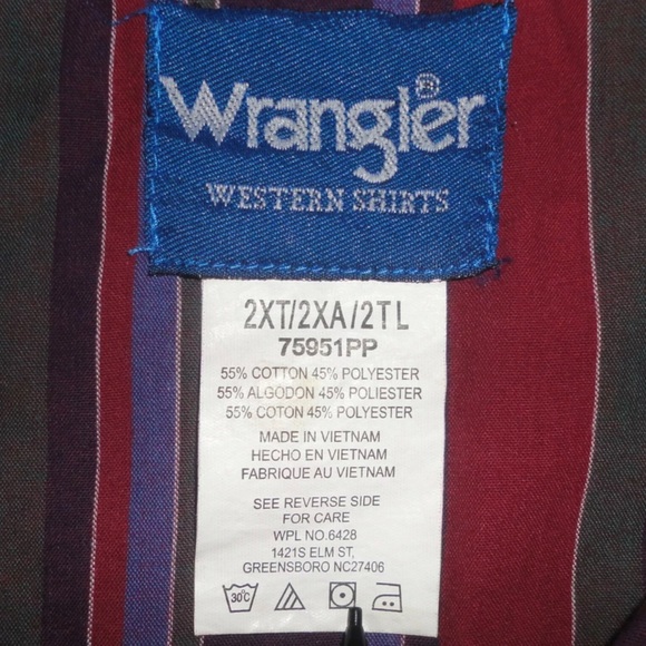 Wrangler Pearl Snap - Picture 5 of 5